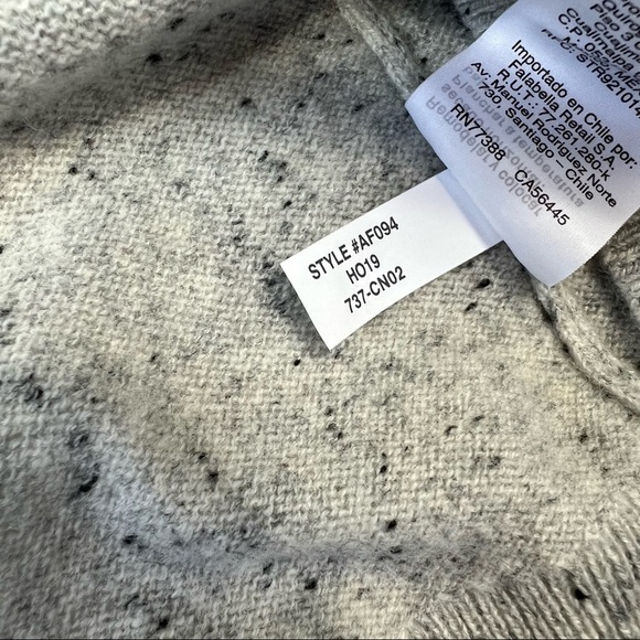 NWT Madewell Cashmere Sweatshirt Sweater in Donegal Dot Size XS - Picture 9 of 10